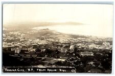 1923 Aerial View Of Panama City RP From Ancon Hill Panama RPPC Photo Postcard picture