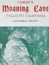 Carley's Moaning Cave Vallecito California Vintage Travel Guide picture