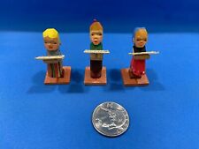 ERZGEBIRGE Singing Children Group Wood Figurine Emil Helbig Germany Miniatures picture