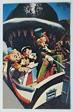 Anaheim CA California Pinocchio Gideon & Foulfellow Disneyland Whale Postcard A4 picture