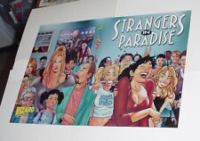 Strangers In Paradise Poster RARE Terry Moore Entire Cast Movie Adaptation Com picture