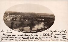 Real Photo Postcard Head of the Merrimac in Franklin, New Hampshire picture