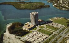Postcard FL Sarasotal Aerial View Plymouth Harbor Chrome Vintage PC G8066 picture