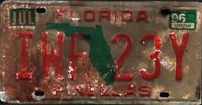Vintage 1996 FLORIDA License Plate - Crafting Birthday MANCAVE slf picture