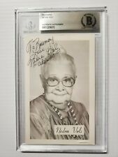NEDRA VOLZ SIGNED 3X5 POSTCARD PHOTO DIFFERENT STROKES ENCAPSULATED BECKETT BAS picture