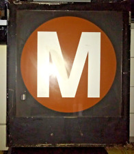 Rare Vintage MTA NYC Subway R40 R42 Rollsign Route Box BMT IND  picture