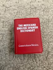 Vintage 1961 Mexicana Airlines English-Spanish Lilliput Dictionary 640 pages picture