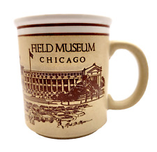 Chicago Field Museum Artist Signed Stoneware Relief Vintage Mug Made in Japan picture