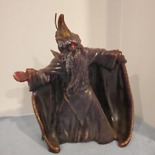 Vintage Purple Wizard Dragon Wax Candle With Red Ruby Eye picture