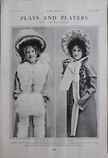 1904 PRINT THEATRE THE MISSES NELLIE & EMPSIE BOWMAN ACTRESSES picture
