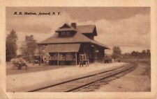 R R Station Accord NY New York NYO&W Train Depot Vintage Postcard picture