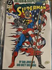 Superman # 79 - (July 1993) Reign of the Supermen Cyborg, Bill Clinton. picture
