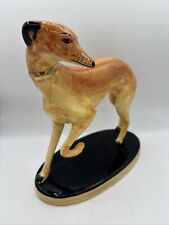 Chelsea House Italy Large Ceramic Whippet English Mantle Dog MCM 9.25” picture