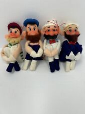 Vintage RARE Sailor Knee Huggers Ornaments Lot Of 4 Japan Commonwealth NOS READ picture
