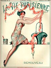 1926 La Vie Parisienne Renouveau Girl France Travel Advertisement Poster Print picture