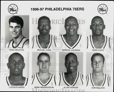 1996 Press Photo Philadelphia 76ers Basketball Player Headshots - srs02013 picture