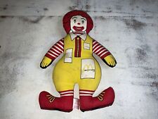 Vintage 1984 Ronald McDonald Plush Doll 12