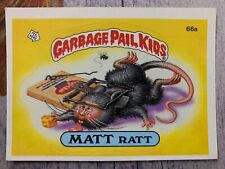 Garbage Pail Kids GPK OS2 2nd Series Matt Rat Card 66a picture