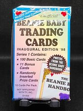 1998 Beanie Baby Trading Cards Inaugural Edition Factory Sealed Pack picture