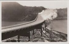 RPPC Shasta Lake CA Pit River Bridge Eastmans Studio photo c1950s postcard NP7 picture