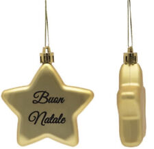 Buon Natale Ornament Set Of Two - NWT picture