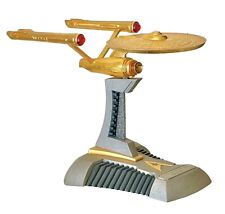 Franklin Mint Star Trek USS Enterprise NCC-1701 Gold Plated Millenium Edition LE picture