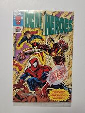 REAL HEROES 4 PIZZA HUT 1994 GIVEAWAY PROMO SEALED W/ CARD AMAZING SPIDERMAN picture
