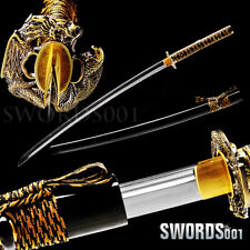 Handmade Sharp Japanese Samurai Katana High Carbon Steel Blade Practical Sword picture