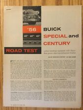BU350 Road Test 1956 Buick Special & Century June 1956 6 page picture