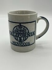 Vtg California Redwoods Coffee Mug 3d raised /embossed finish No Damage picture