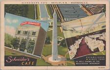 Postcard Schneider's Cafe Washington DC 1941 picture