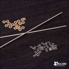 Straight Razor Pinning Kit 1/16″ Nickel Silver Rod with Washers (For 10 Razors) picture