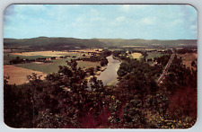 c1960s New York Commerce Chemung River Valley Waverly Hill Vintage Postcard picture