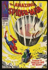 Amazing Spider-Man #61 VG 4.0 1st Gwen Stacy Cover Appearance Marvel 1968 picture