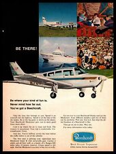 1970 Beechcraft Aircraft Wichita Kansas Musketeer Private Plane Vintage Print Ad picture