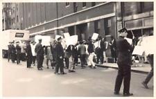 RPPC POLICE PROTEST BIAFRA NIGERIA NEW YORK AGFA REAL PHOTO POSTCARD (c.1967-70) picture