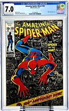 Amazing Spider-Man #100 CGC 7.0 ANNIVERSARY ISSUE Marvel LEE 1971 NEW CLEAR CASE picture