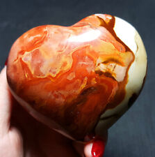 TOP 207 G Natural Polished Orbicular Ocean Stone Heart Reiki Healing  BWB78 picture