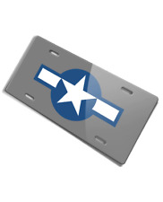 U.S. Air Force WW2 Emblem Novelty License Plate - Aluminum - 5 colors - Made in picture