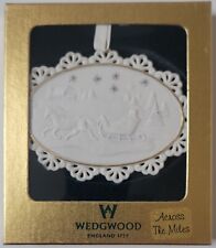 Wedgwood Christmas Ornament Season's Greetings From Across the Miles w/ Box picture