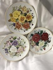 1991 Collectible Limited Edition “Majesty of Roses” Porcelain Decorative Plates picture