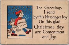 Vintage 1915 CHRISTMAS Postcard 