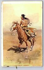 Charles M Russell Lone Wolf Piegan, Native American, WB Posted 1909 WT Ridgley  picture