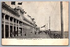 Boardwalk at Rockaway Beach New York — Antique Postcard c. 1910 picture