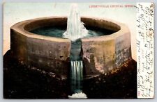 Libertyville Illinois~Crystal Spring~1910 Postcard picture