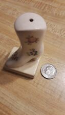 Fine Quality  Japan Vintage Ceramic Floral Ladies boot With Base 2 1/2 Inch picture