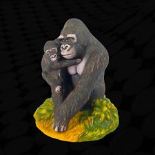 1989 The Franklin Mint Gorilla Figurine Made in Thailand 3”T Figurines picture
