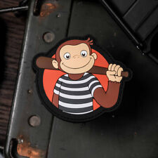 Curious George Thug Life PVC Morale Patch picture