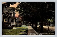 South Haven MI-Michigan, Michigan Avenue Looking West Vintage c1912 Postcard picture