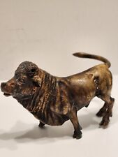 vintage Bronze rare bull figure figurine Detailed picture